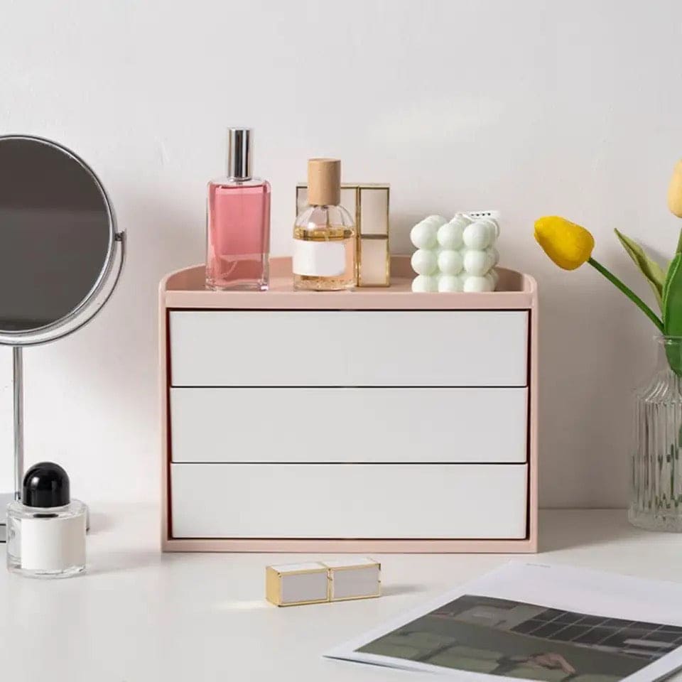 Creative Semicircle Storage Box, 3 Layer Travel Jewelry Box, Multi Layer Countertop Makeup Organizer, Multifunctional Half Circular Dressing Beauty Box, Student Stationery Cosmetic Storage Organizer Creative Semicircle Storage Box, 3 Layer Travel Jewelry Box, Multi Layer Countertop Makeup Organizer, Multifunctional Half Circular Dressing Beauty Box, Student Stationery Cosmetic Storage Organizer